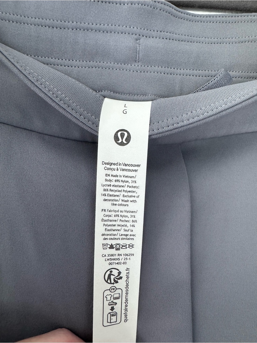 lululemon athletica Wide-Leg Trousers - Gray - Picture 4 of 4